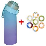 Bouteille d'eau parfum�e air scent avec 7 dosettes aromatis�es bouteille d'eau parfum�e pour le sport ...