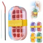 Bouteille  glaons 2 en 1, bac  glaons intgr, bouteille d'eau, nouveaut 2025 pour la maison, l'extrieur ...