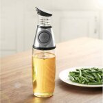 Bouteille d'huile d'olive, burette et vinaigre avec becs anti - gouttes, distributeur d'huile de cuisson, ...