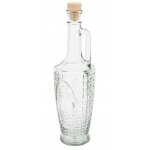 Bouteille en verre avec bouchon de li�ge de 750 ml pour jus, teintures et conserves, avec poign�e