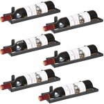 Bouteille de vin murale en fer, organisateur de casier � vin suspendu en m�tal, wall mounted iron wine ...