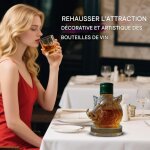 Bouteilles � vin statue d'art en verre sanglier d�canter �