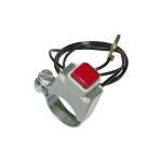 Bouton avertisseur klaxon sonore collier universel guidon moto cyclomoteur mobylette tracteur