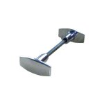 Dubois industries - bouton double pour porte. portail et grille 1009alu1p - section du carr : 7 mm - ...