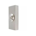 Bouton extrieur dport mtal bross - connexion filaire no