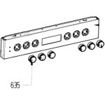 Bouton d'interrupteur (partie four) rep�re 635