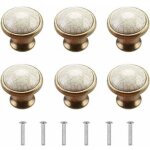 Bouton meuble boutons de porte de placard 6 pi�ces bouton de meuble porcelaine bouton de meuble vintage ...