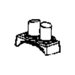 Bouton (ms - 624418, ms - 623623) cafeti�re, machine � caf� krups magimix