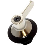 Bouton de commande noir / inox d'origine (694975086) four, cuisini�re smeg