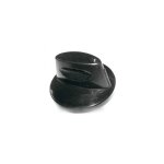 Bouton de commande noir pour table de cuisson whirlpool