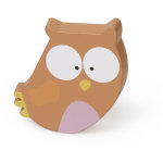 Bouton en plastique finition hibou, dimensions: 67x56x25mm - talla