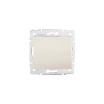 Bouton poussoir encastrable simple logi levier Ø71 × h71 mm ? format carré crème ip20 250 v Bouton poussoir encastrable simple logi levier Ø71 × h71 mm ? format carré crème ip20 250 v