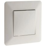 Bouton poussoir � voyant encastrable mod�le artezo blanc zenitech