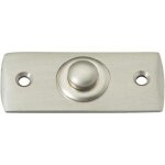 Bouton de sonnette 1x heidemann 70409 nickel� 24 v / 1 a