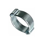 Boutt - colliers de serrage  oreilles boutte zco18 acier, 15 - 18mm, argent, x2