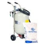 Bpac ? sableuse mobile 40 l ? pression d'utilisation 4 - 7 bars ? d�bit 165 l / min ? inclus 4 buses ...
