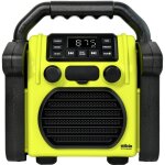 Br 230 bt neon - gelb radio de chantier fm usb, bluetooth fonction r�veil, fonction de charge de la batterie, ...