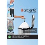 Brabantia - distributeur 40 sacs poubelles 30 l blanc code g Brabantia - distributeur 40 sacs poubelles 30 l blanc code g