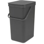 Brabantia 109966 poubelle 16 l rectangulaire gris