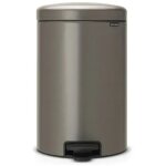 Brabantia poubelle 20 l platinium - new icon Brabantia poubelle 20 l platinium - new icon