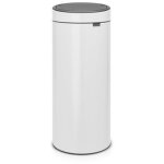 Brabantia touch bin poubelle, 30 litres, blanc, 32 x 29, 5 x 72 cm