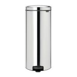Brabantia - poubelle � p�dale - 30 l - acier brillant