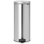Brabantia - poubelle à pédale, acier inoxydable, acier mat, 30 l Brabantia - poubelle à pédale, acier inoxydable, acier mat, 30 l