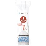 Brabantia - rouleau de 20 sacs poubelle 23 l blanc code j Brabantia - rouleau de 20 sacs poubelle 23 l blanc code j
