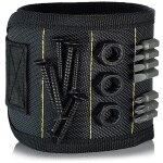 Bracelet magntique pour outils et accessoires, avec aimants, taille ajustable, compatible avec les cls. ...