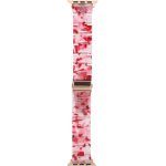 Bracelet de montre l�ger et �l�gant � motif fleuri pour apple watch 38mm / 40mm