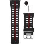 Bracelet de rechange avec outil de d�montage pour montre polar v800 (noir rouge)