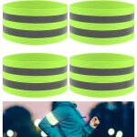 Bracelet de s�curit� r�fl�chissant cyclisme, bande de bracelet r�fl�chissant r�glable, brassard securite, ...