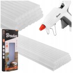 Bradas, colles chaudes - 34 pi�ces - blanches - haute adh�rence - id�al diy et r�parations