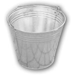Bradas j5314 3422 seau de jardin galvanis� 5 l