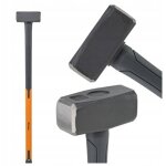 Bradas, marteau de ma�on - 3000 g - 87 cm - fibre de verre - haute r�sistance - confort antid�rapant