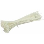 80mm de long 100pcs blanc petites attaches de cble en nylon de 25mm plastique