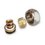 No brand - adaptateur euroc�ne nickel� pour collecteurs avec raccords 3 / 4' - tube multicouche diam�tre ...