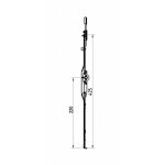 No brand - cr�mone of nt sortie de tringle f8 hp fixe - longueur (mm) : 425 - hff (mm) : 601 - 800 - ...