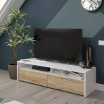 No brand - dmora meuble de salle de bains henderson, buffet pour télévision de salon avec 2 portes, meuble ... No brand - dmora meuble de salle de bains henderson, buffet pour télévision de salon avec 2 portes, meuble ...