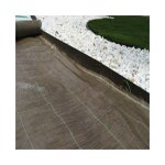 No brand - toile de paillage contre les mauvais herbes 10x1, 25m en fibres de polypropylène tissées anti ... No brand - toile de paillage contre les mauvais herbes 10x1, 25m en fibres de polypropylène tissées anti ...