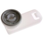 Brandt - sos accessoire support + roulette de panier suprieur compatible pour lave - vaisselle 7649011 ...