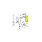 Bras articule gauche porte bar pour refrigerateur samsung