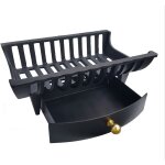 Fonderia bongiovanni ? brasier � bois en fonte pour chemin�e et barbecue ? tiroir r�cup�rateur de cendres ...