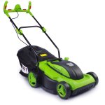 Brast - tondeuse lectrique filaire 1800w 38cm 45l rglage central 6 niveaux et en plus equipe pour ...