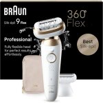 Braun epilateur electrique pour femmes silk - �pil 9 9 - 041 3d, t�te flexible 360�, etanche, sans fil, ...