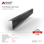 Bravo the smart solution - corni�re de rive - bac acier - t�le de couverture - toiture - h12 galvanis� ...