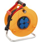 Brennenstuhl ? enrouleur �lectrique 40m avec 4 prises ip44 ? disjoncteur thermique pour s�curit� ? c�ble ...