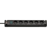 Brennenstuhl h. sas - multiprise bremounta 6 prises brennenstuhl - 3m - h05vv - f3g1. 5 avec interrupteur ...