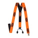 Bretelles 3 en 1 : bouton, pinces et scratch pour pantalons de marque solidur acbr01 - tu