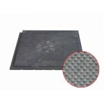 Bricoflor - dalle plastique noire �paisseur 23 mm dalle � queues d'aronde pour usage intensif dalle 120x80 ...